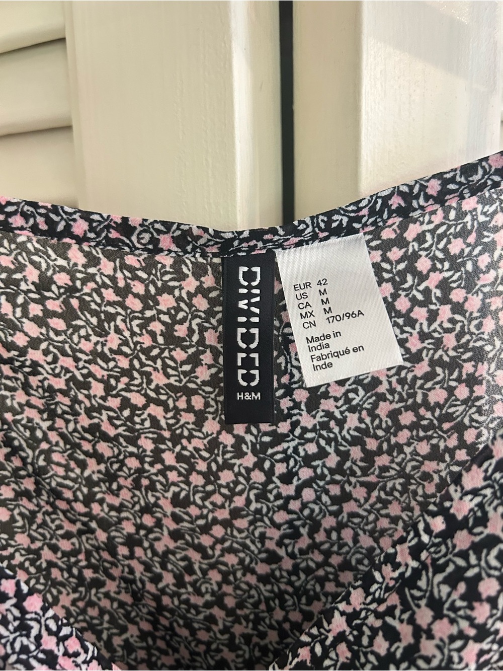 H&M Floral Drawstring Spaghetti Strap Top - Picture 2 of 4
